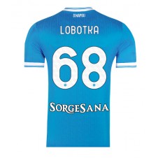 SSC Napoli Stanislav Lobotka #68 Hemmatröja 2025-26 Korta ärmar